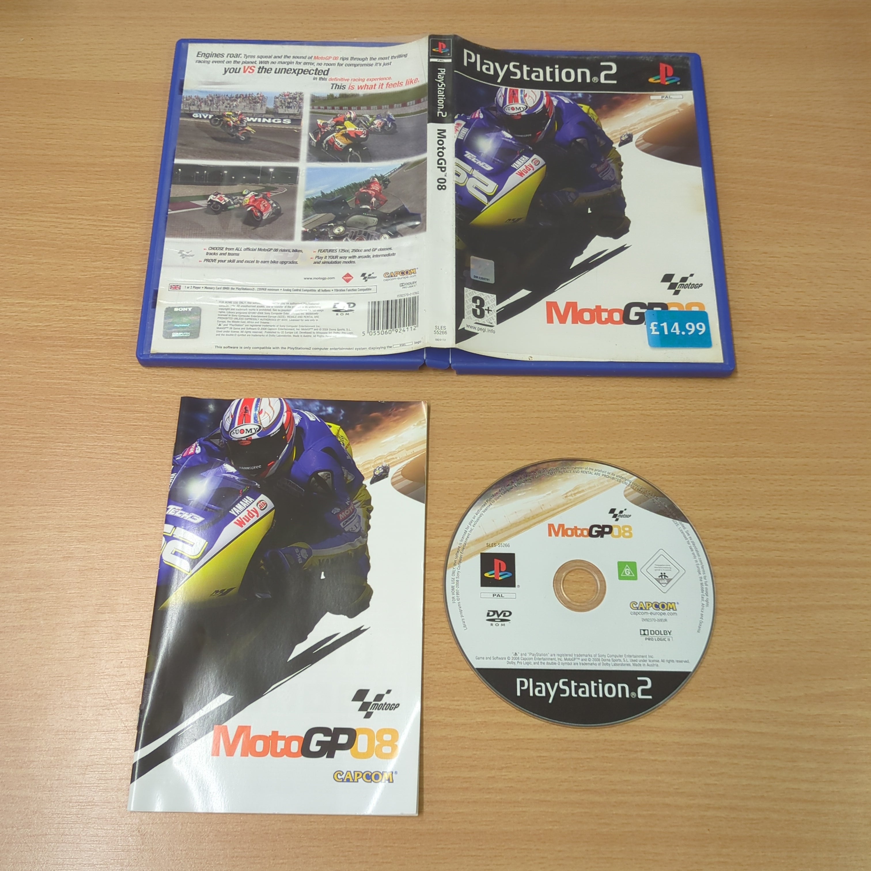 MotoGP 08 Sony PS2 game MotoGP 08 Sony PS2 game